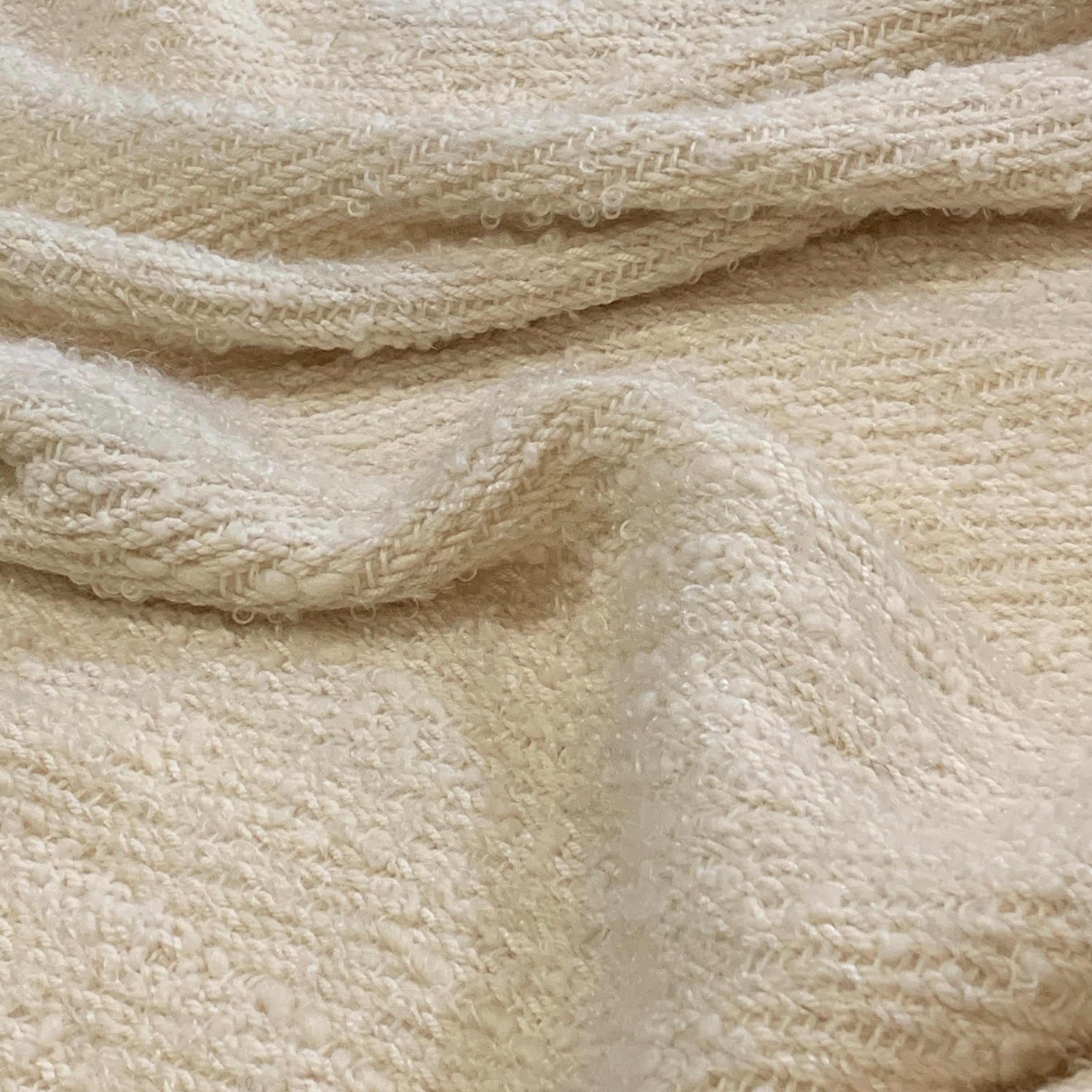 Lap Blanket (Natural Whites, with Textural Accents)