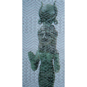 Woven Paper Textile: Phoenician Goddess